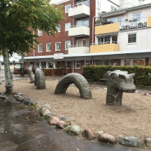Sjöormen Fjordor på Munkedals torg